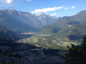 Blick - Bodengo nach Chiavenna 
